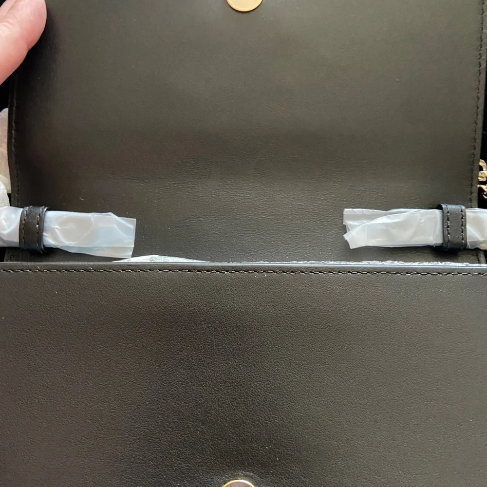 KATE SPADE NEW YORK gentle panda chain crossbody wallet